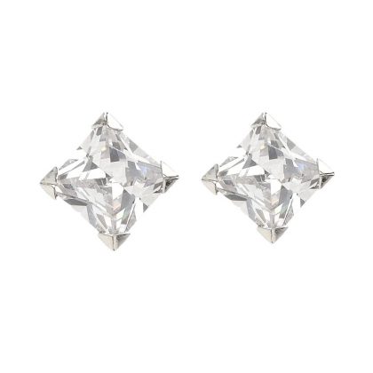 "DAVID" pendientes Oro blanco 18K