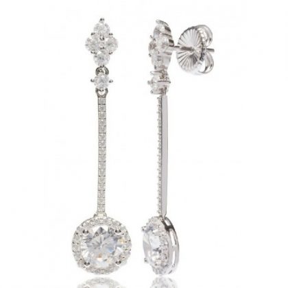 "CARCASONA" pendientes de plata