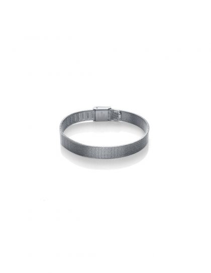 "MOTIVOS" Pulsera Chic personalizable en acero de medida ajustable con cierre de presión