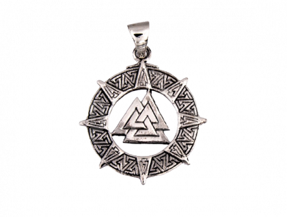 "PIRÁMIDES" colgante Plata