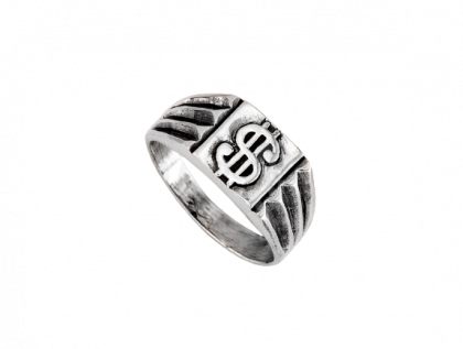 "DÓLAR" anillo Plata