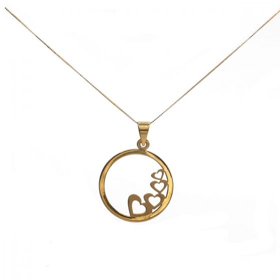 "INICIO" Colgante Oro. Handmade