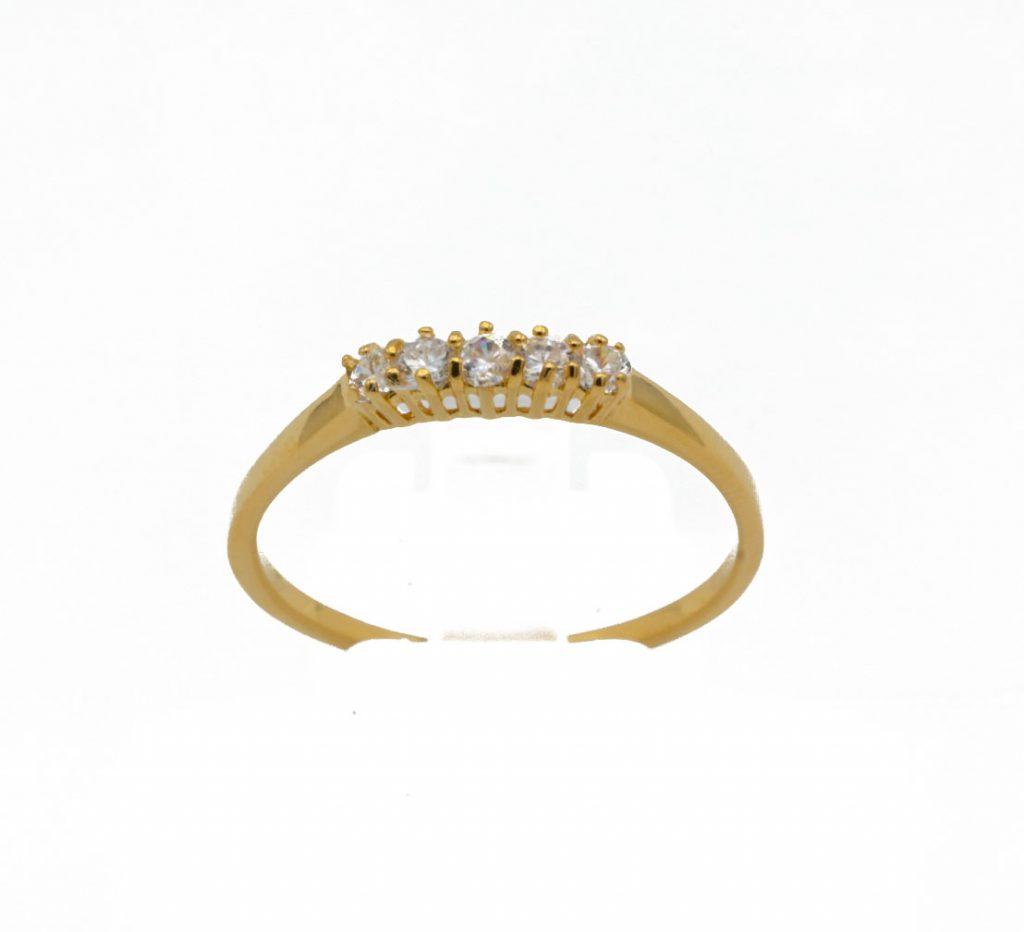"5 ESTRELLAS" anillo Plata bañada