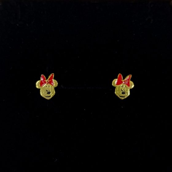 "MINNIE" pendientes Oro 18K