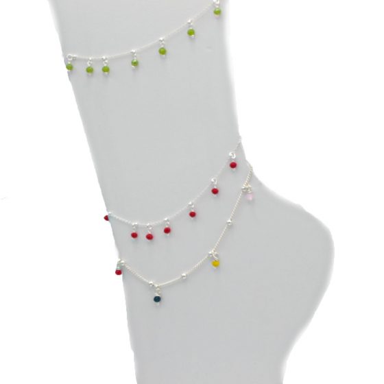 "JAMAICA" tobillera Plata de Ley