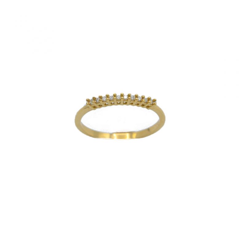 "ANDRÓMEDA" anillo Oro 18K con Diamantes naturales