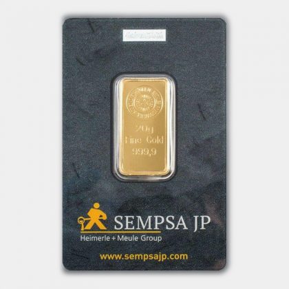 Lingote 20g 24K certificado