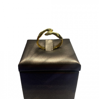 "ABRAZO" anillo Oro Handmade