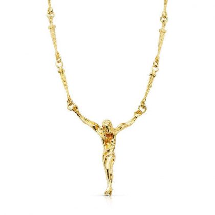 "CRISTO DALI" collar Oro 18K
