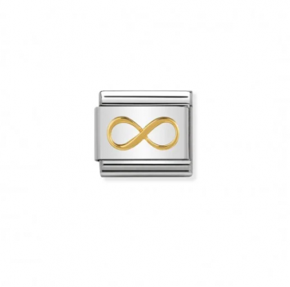 LINK COMPOSABLE CLASSIC CON INFINITO EN ORO