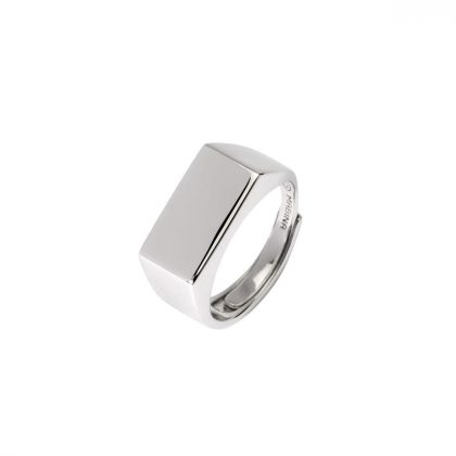 "MAVERICK" ANILLO MABINA DE PLATA RODIADA AJUSTABLE 523445