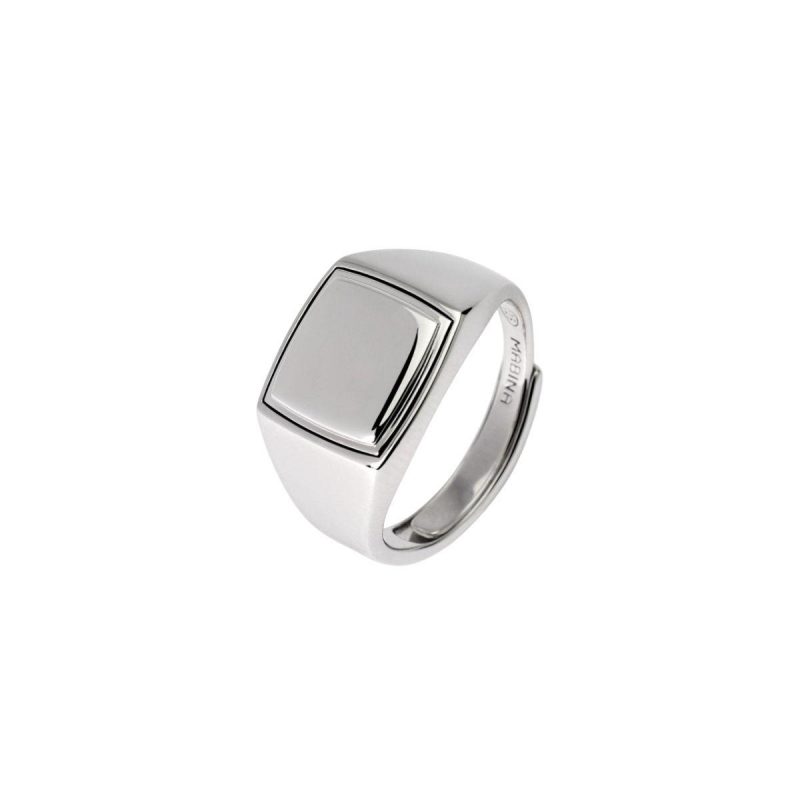 "MAX" ANILLO MABINA DE PLATA RODIADA AJUSTABLE 523447 TALLA 19 A 27