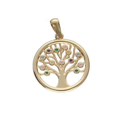 "VERDALIA" colgante oro 9k