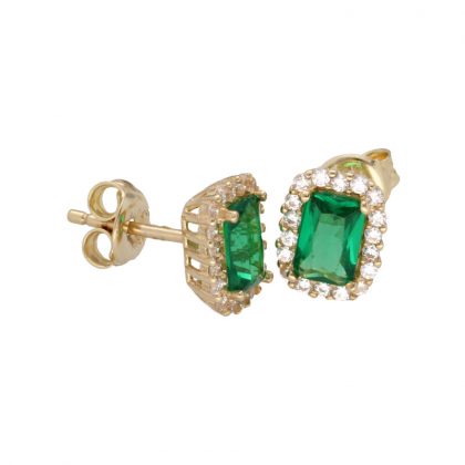 "MERIDA" pendientes oro 9K