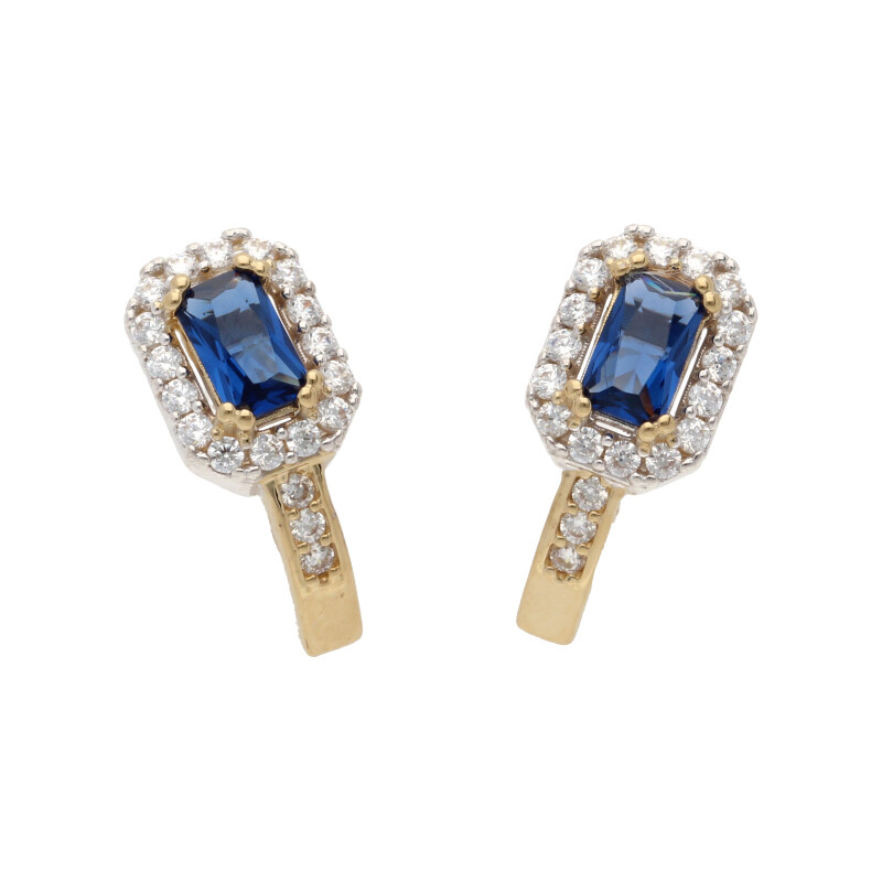 "CENICIENTA" pendientes oro 9K