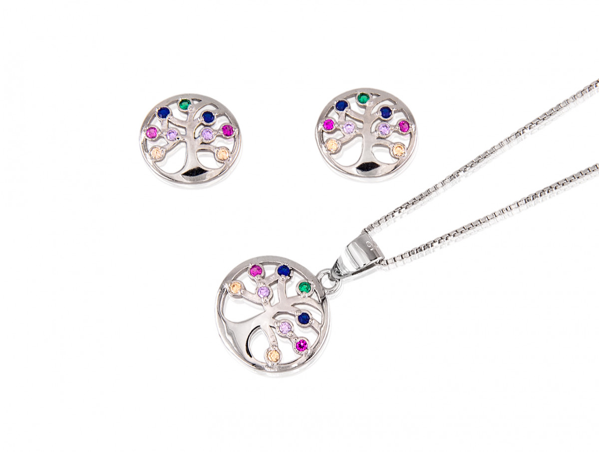 "BROTE" conjunto plata