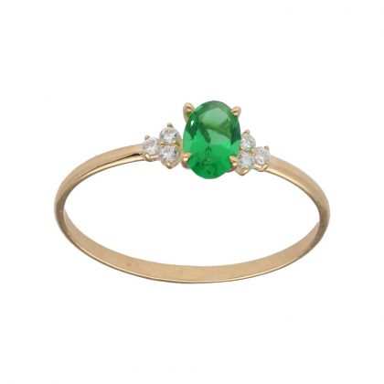 "FIONA" anillo oro 9k