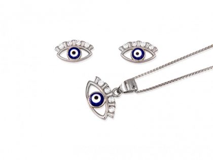 "GAZE" conjunto plata