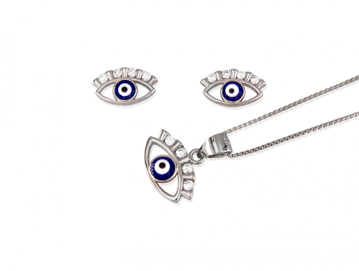 "GAZE" conjunto plata