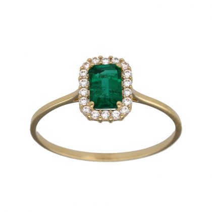 "MERIDA" anillo oro 9K
