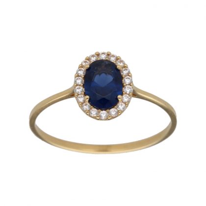 "ARIEL" anillo oro 9K