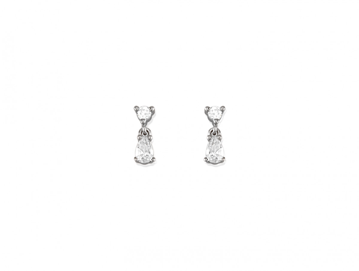"ZARINA" pendientes plata
