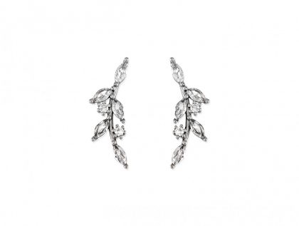 "CAMELIA" pendientes plata