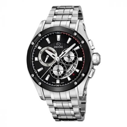 RELOJ JAGUAR SWISS MADE SPECIAL EDITION J1034/1 NEGRO CORREA DE ACERO INOXIDABLE, HOMBRE