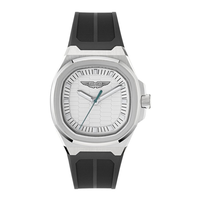 Reloj Aston Martin Plateado y Verde Analógico Hombre MTIG1F502