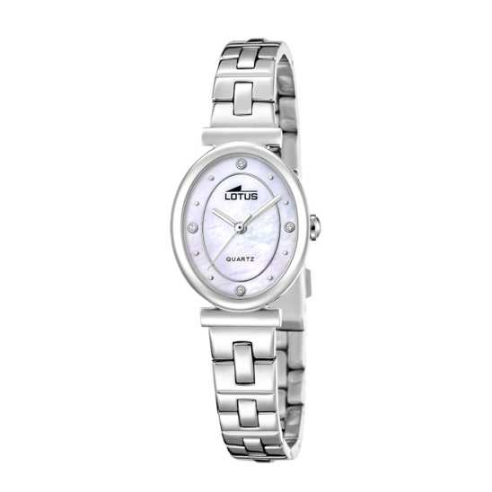 RELOJ LOTUS 2GETHER 19016/1 BLANCO CORREA DE ACERO INOXIDABLE, MUJER