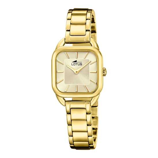 RELOJ LOTUS 2GETHER 19021/1 DORADO CORREA DE ACERO INOXIDABLE, MUJER