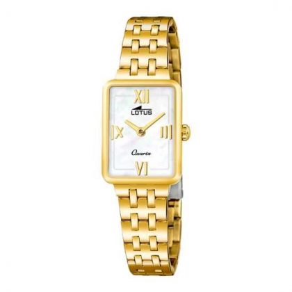RELOJ LOTUS 2GETHER 19033/2 BLANCO CORREA DE ACERO INOXIDABLE, MUJER