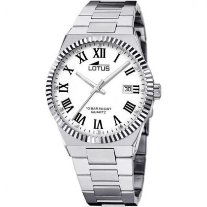 RELOJ LOTUS FREEDOM 18835/4 BLANCO CORREA DE ACERO INOXIDABLE, HOMBRE