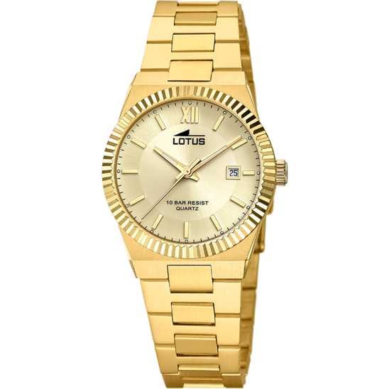 RELOJ LOTUS 18840/4 BLANCO CORREA DE ACERO INOXIDABLE, MUJER