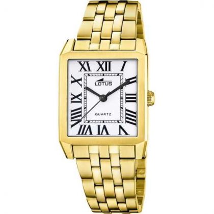 RELOJ DE HOMBRE SQUARE SERIES PLATA CON CORREA DE ACERO CHAPADO 18984/3