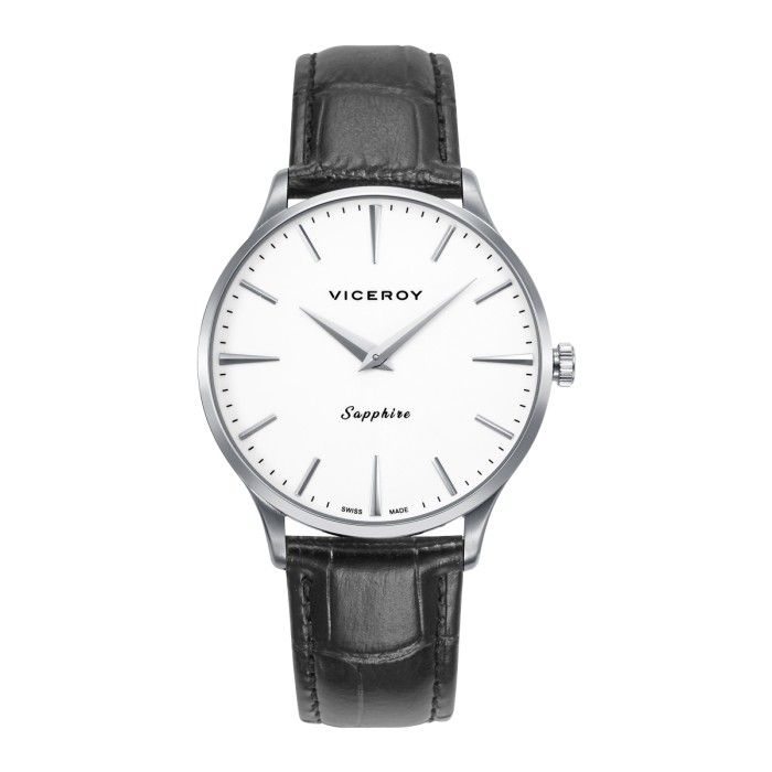 Reloj Viceroy Swiss Made Blanco y Negro Analógico Hombre 45117-07