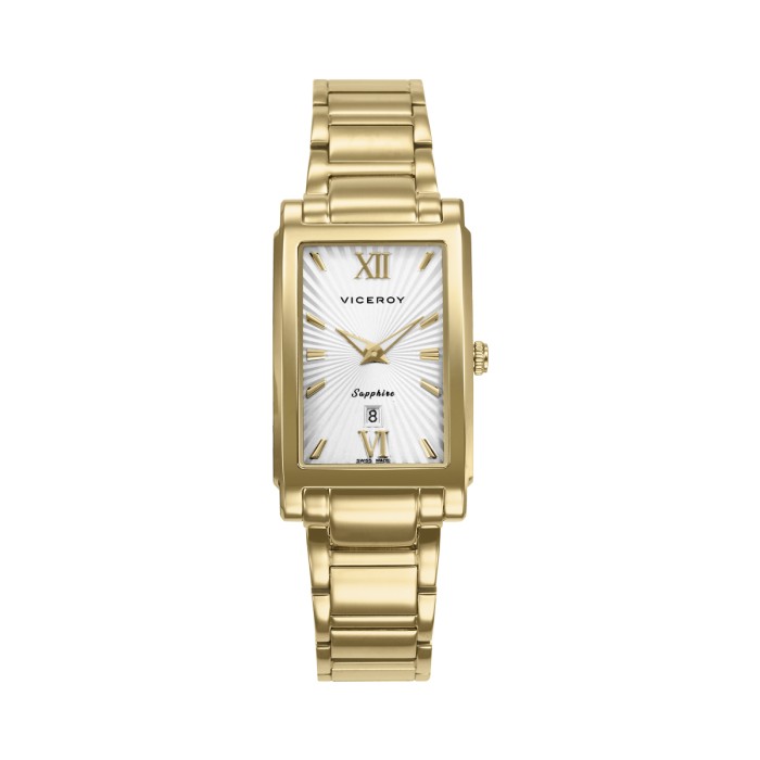 Reloj Viceroy Swiss Made Dorado Mujer Analógico 45120-83