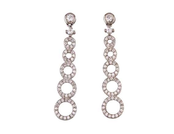 "COSTA" pendientes plata