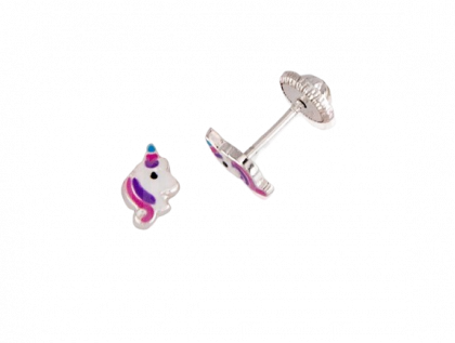 "MISTICO" pendientes esmaltados plata