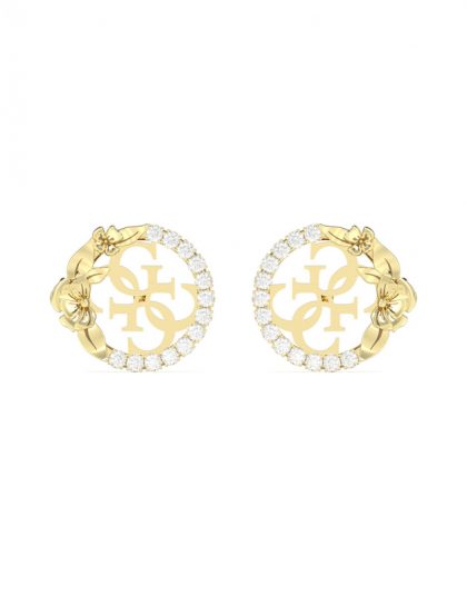 Pendientes Guess Mujer 4Love Acero Dorado JUBE05041JWYGT-U