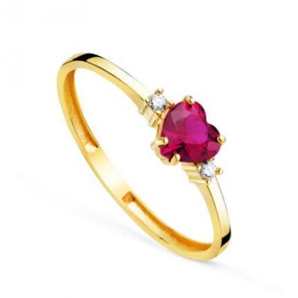 "LUMARA" anillo oro 18k