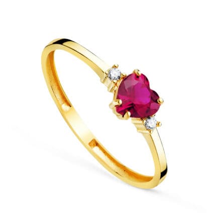 "LUMARA" anillo oro 18k