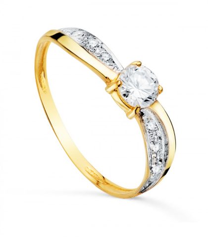 "SORELLE" anillo oro 18k