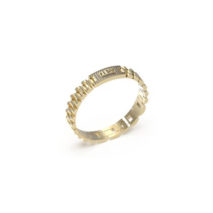 Pulsera Guess Mujer Empire Acero Dorado y Circonitas JUMB03200JWYGT-U