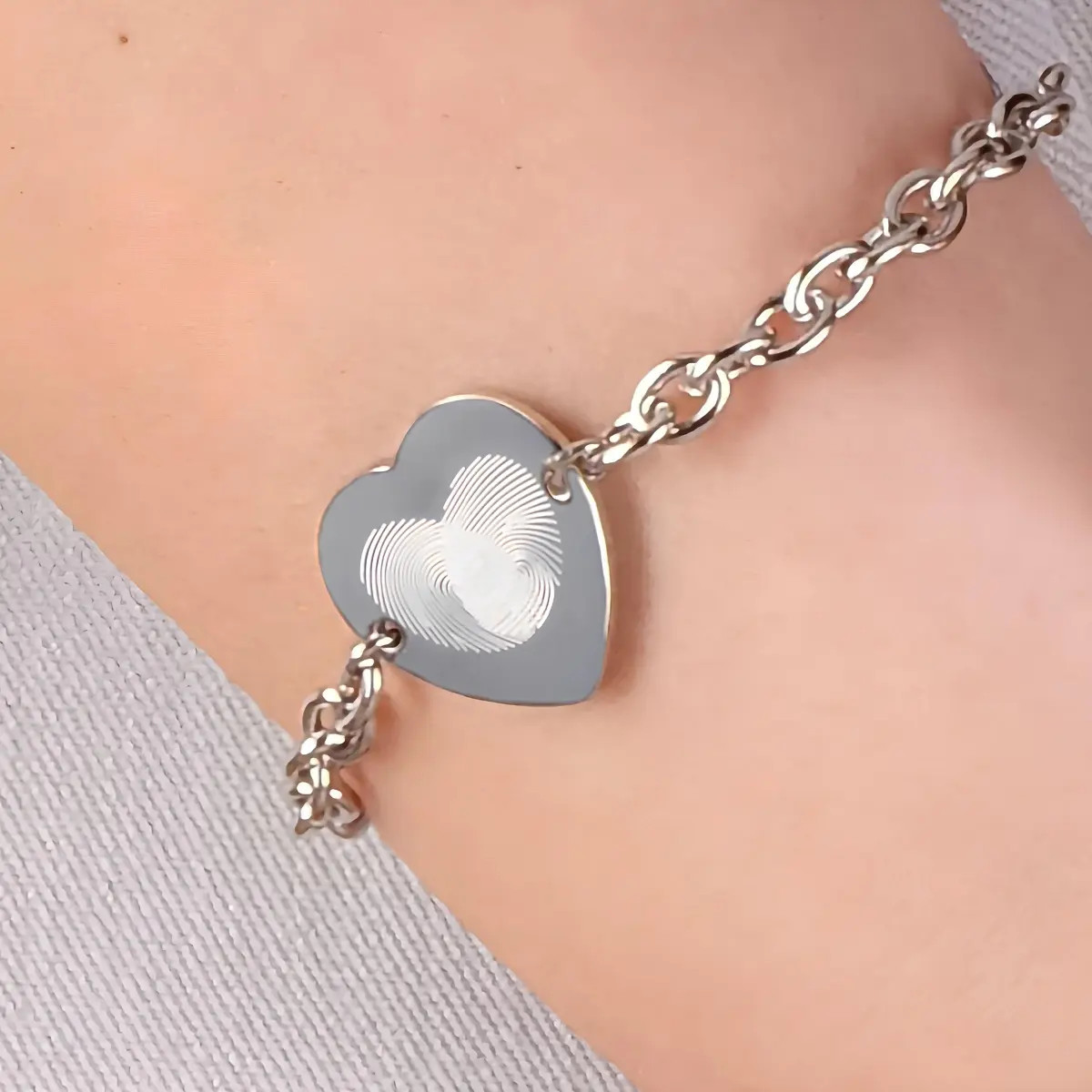 Pulsera Emotion con Charm Corazón - Imagen 2