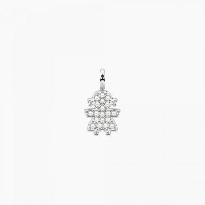 Colgante en forma de niña con cristales| by you | kidult Little girl
