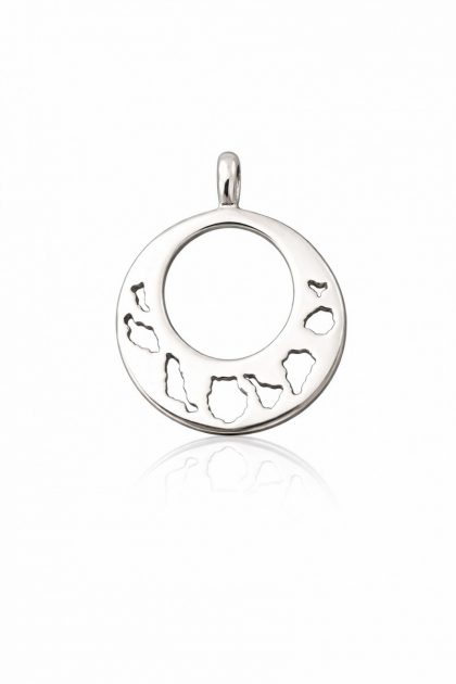 "ATLÁNTICO" colgante plata