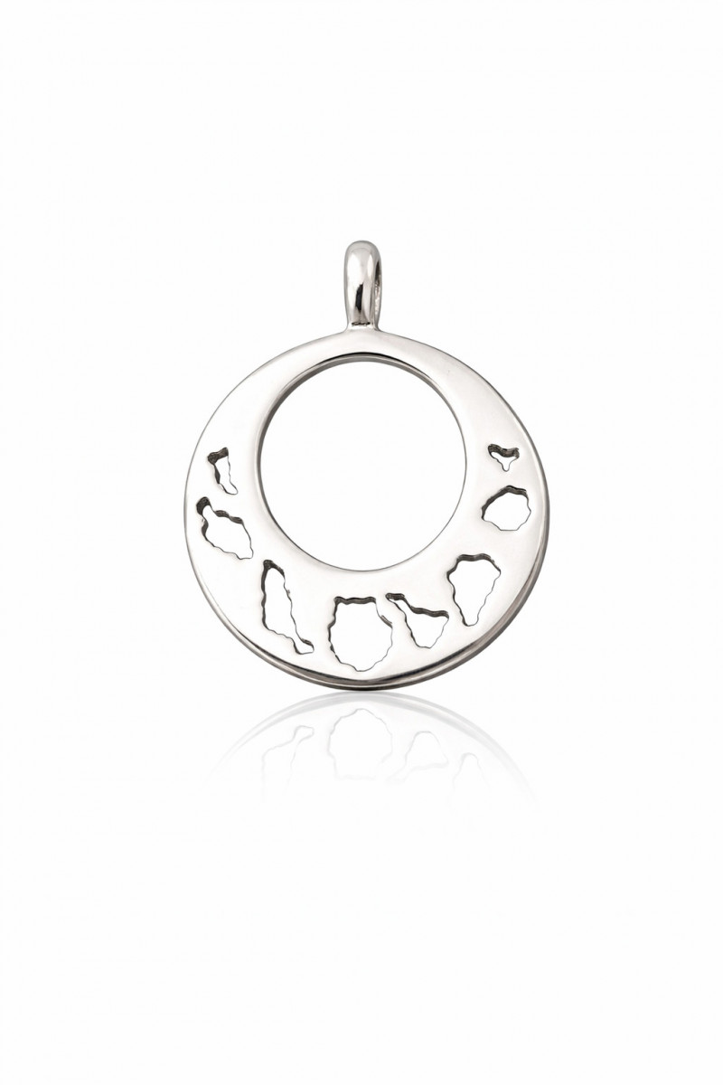 "ATLÁNTICO" colgante plata