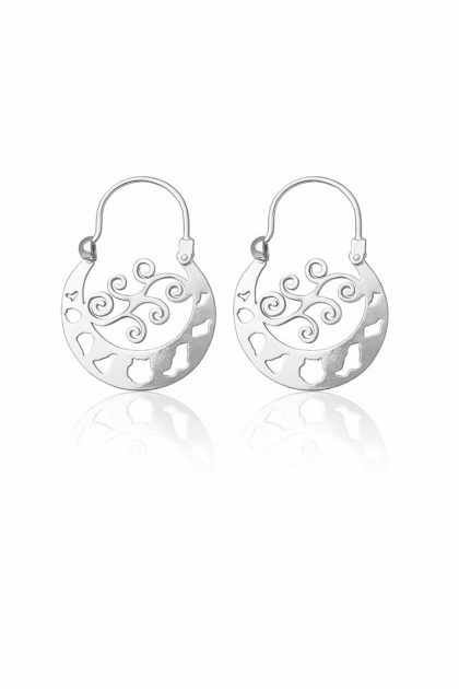 "VENTOLERA" argollas canarias de plata