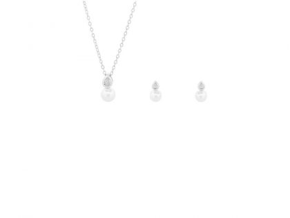 "LAGRIMA" conjunto plata